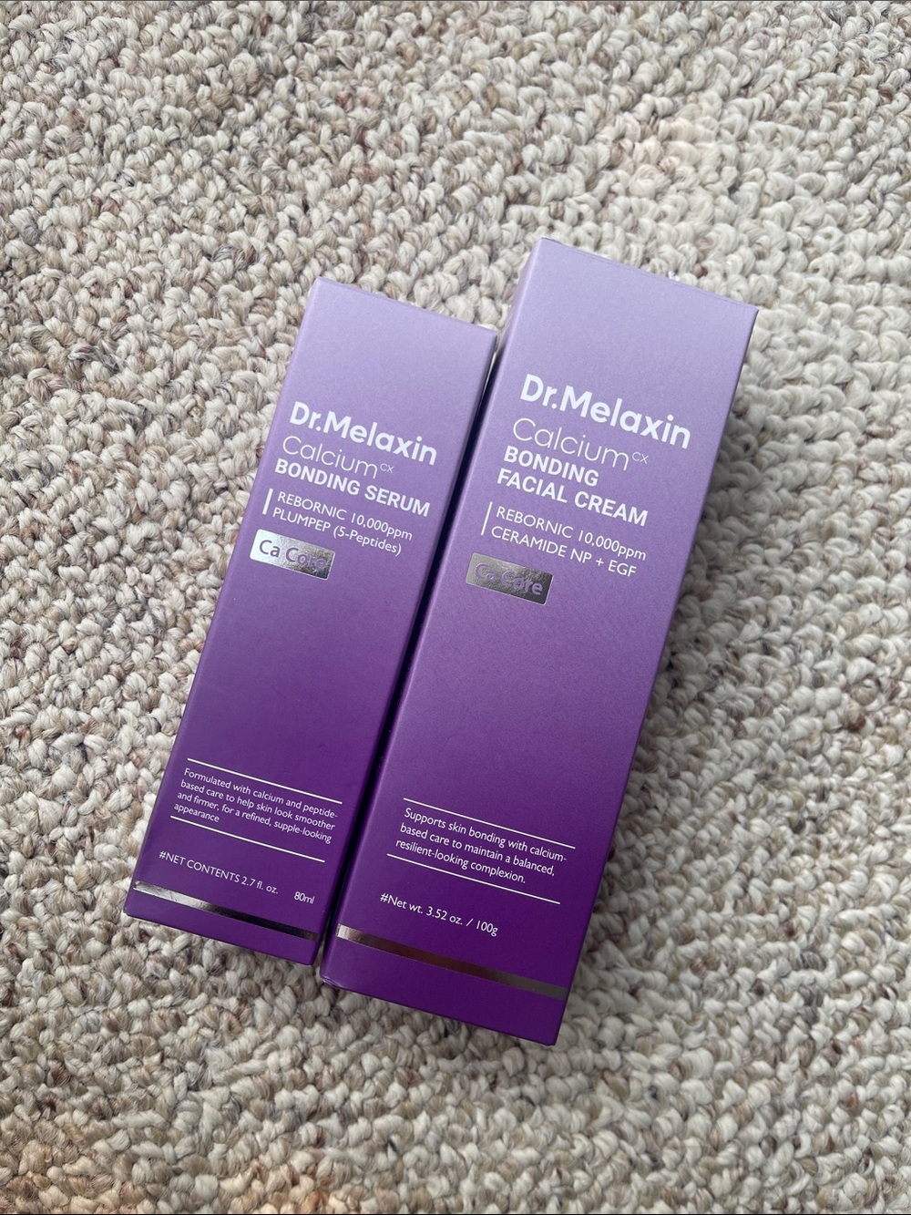 Dr. Melaxin Calcium Bonding Facial Cream & Serum